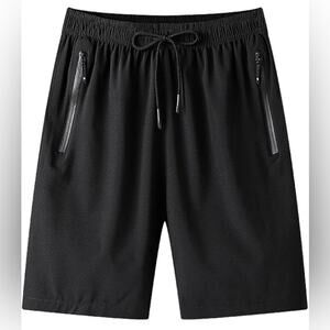 BOYS Outdoor Running Shorts Quick Dry Lightweight Gym Zipper Pockets Small